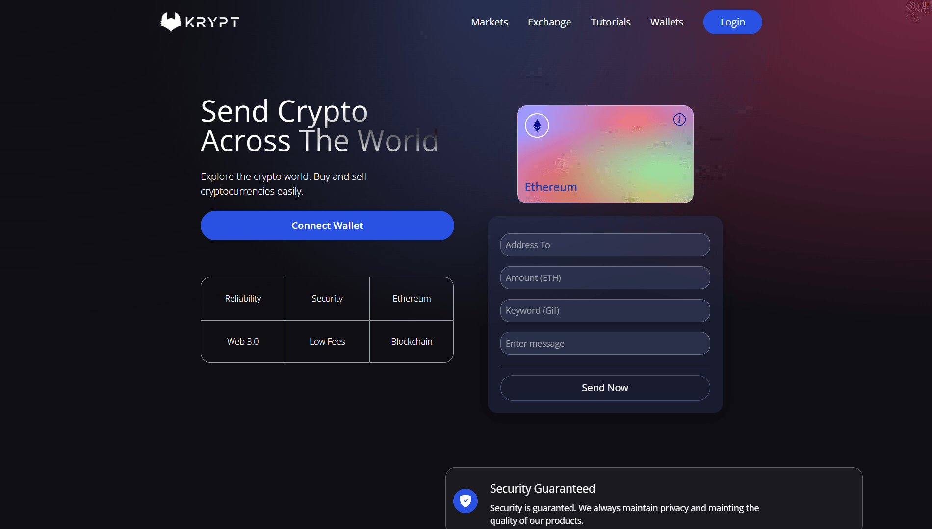 Featured image for Crypto Landing Page Web3 & Blockchain Design